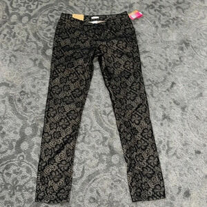•Xhiliration black lace jean•
